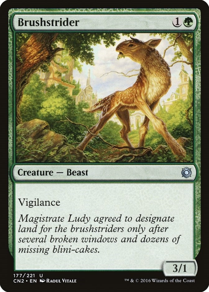 Image for Brushstrider (Conspiracy: Take the Crown) (177) - Magic: The Gathering