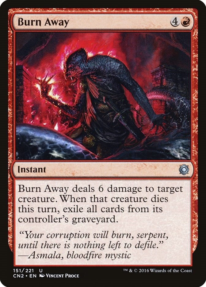 Image for Burn Away (Conspiracy: Take the Crown) (151) - Magic: The Gathering