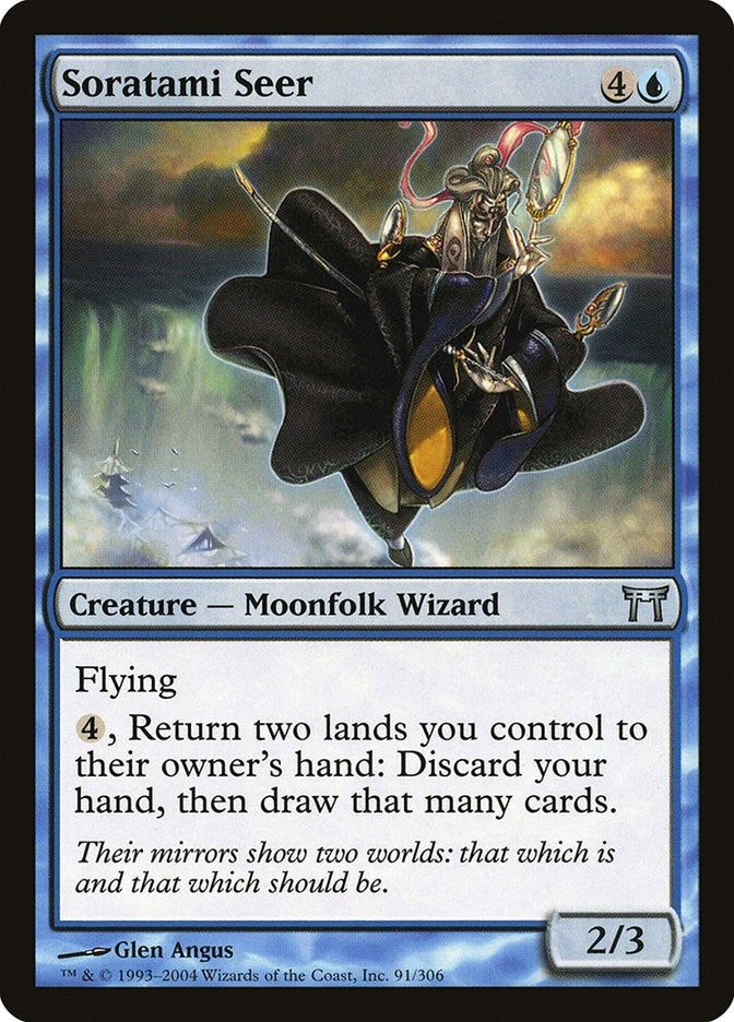 Image for Soratami Seer (Champions of Kamigawa) (91) - Magic: The Gathering