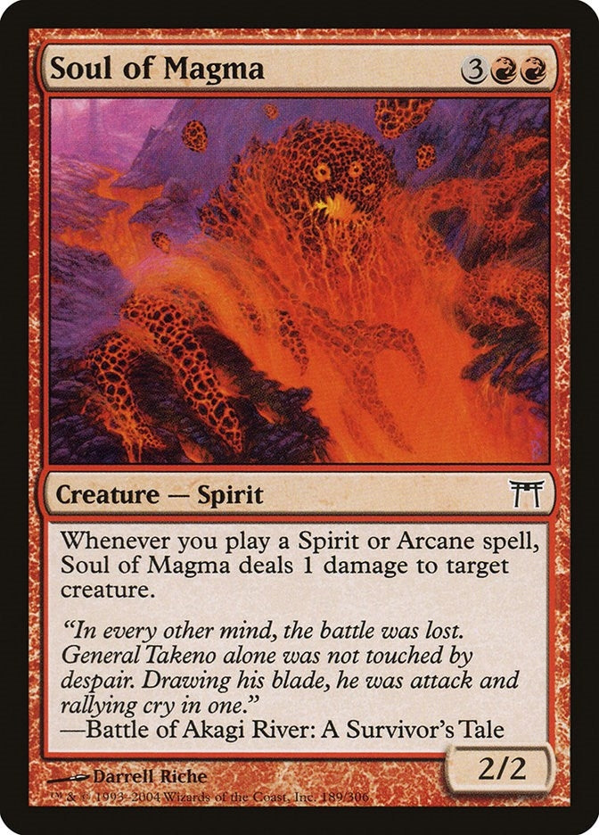 Image for Soul of Magma (Champions of Kamigawa) (189) - Magic: The Gathering