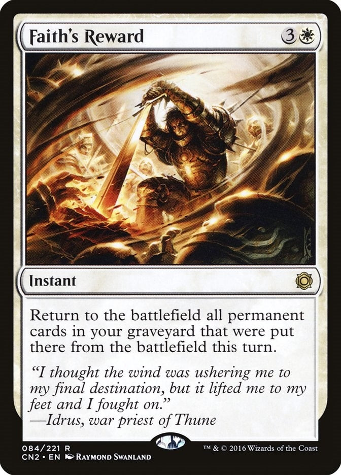 Image for Faith's Reward (Conspiracy: Take the Crown) (84) - Magic: The Gathering