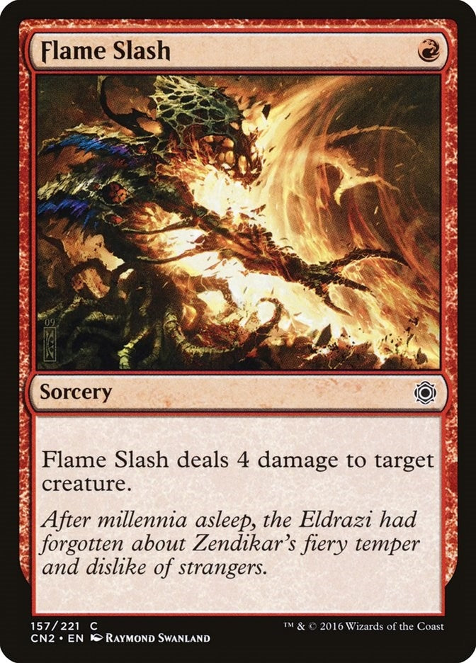 Image for Flame Slash (Conspiracy: Take the Crown) (157) - Magic: The Gathering