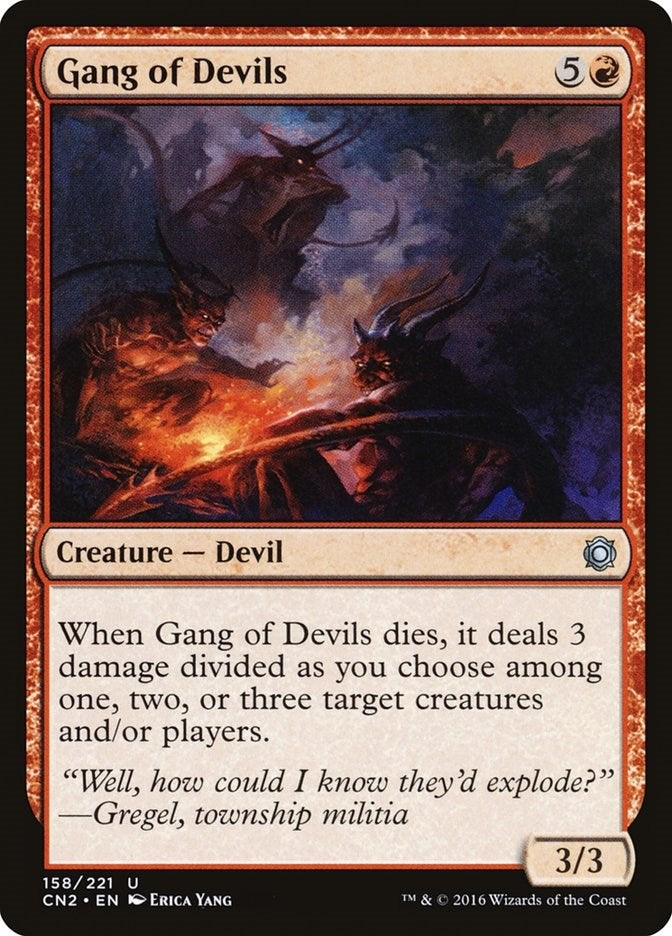 Image for Gang of Devils (Conspiracy: Take the Crown) (158) - Magic: The Gathering