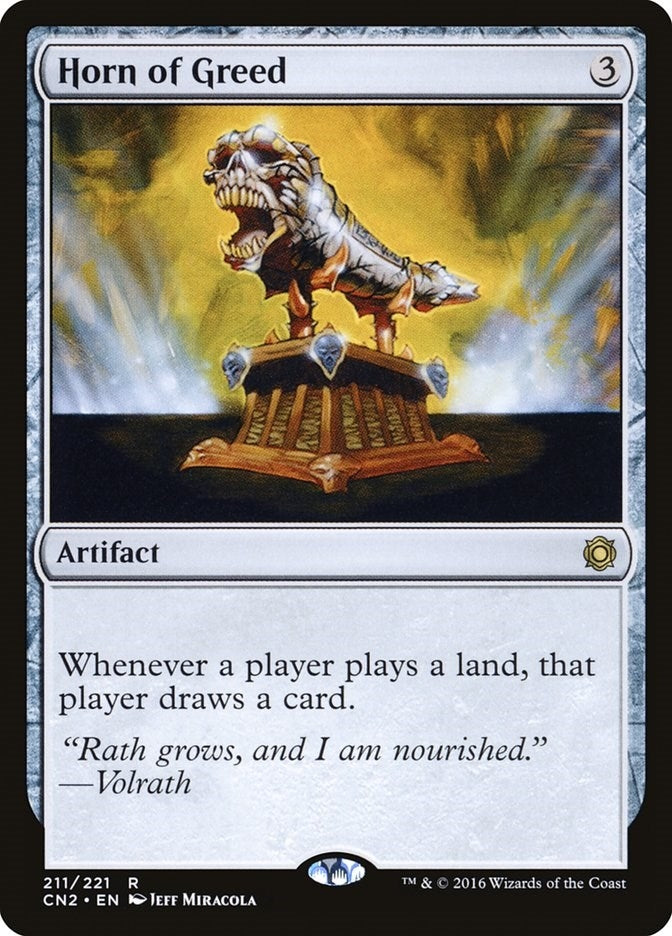Image for Horn of Greed (Conspiracy: Take the Crown) (211) - Magic: The Gathering