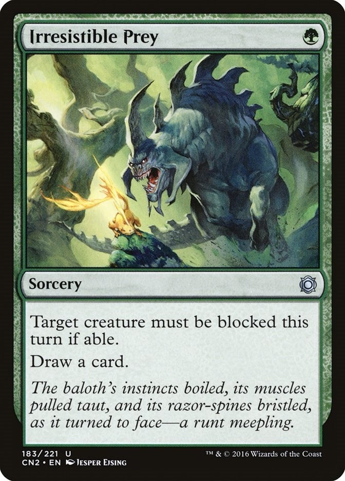 Image for Irresistible Prey (Conspiracy: Take the Crown) (183) - Magic: The Gathering