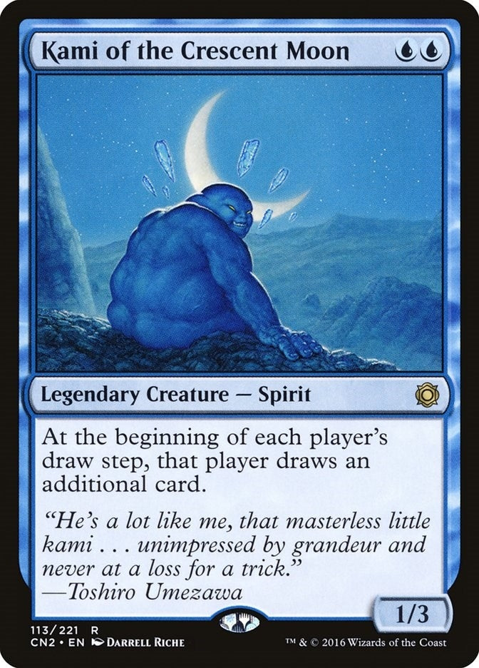 Image for Kami of the Crescent Moon (Conspiracy: Take the Crown) (113) - Magic: The Gathering