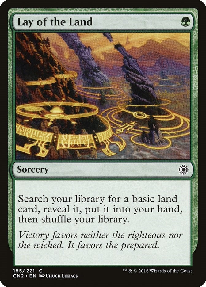Image for Lay of the Land (Conspiracy: Take the Crown) (185) - Magic: The Gathering