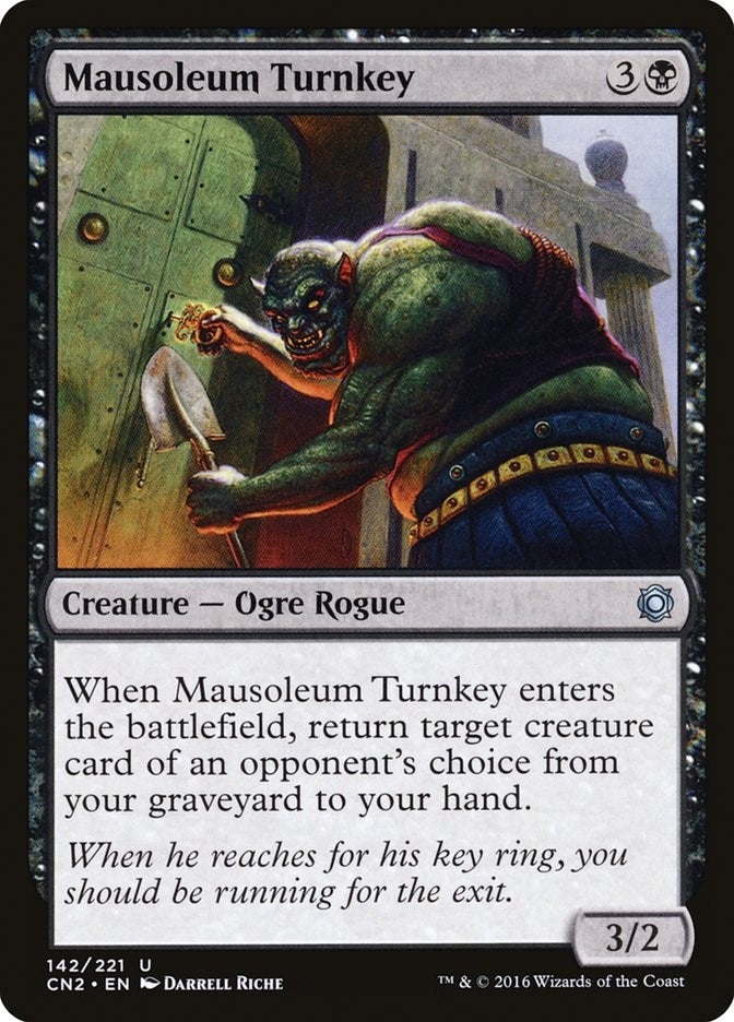 Image for Mausoleum Turnkey (Conspiracy: Take the Crown) (142) - Magic: The Gathering