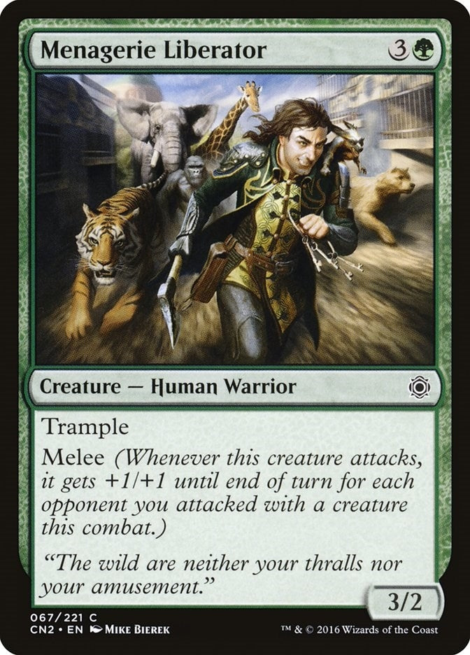 Image for Menagerie Liberator (Conspiracy: Take the Crown) (67) - Magic: The Gathering