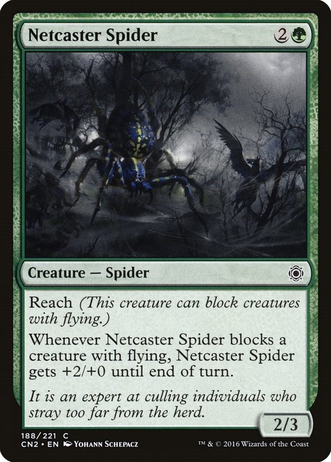 Image for Netcaster Spider (Conspiracy: Take the Crown) (188) - Magic: The Gathering