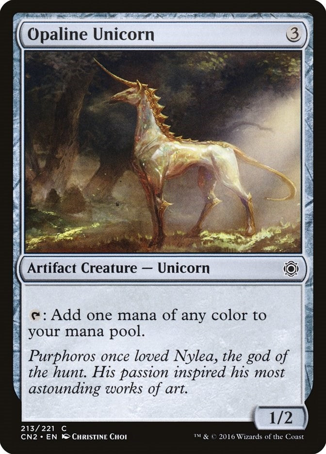Image for Opaline Unicorn (Conspiracy: Take the Crown) (213) - Magic: The Gathering