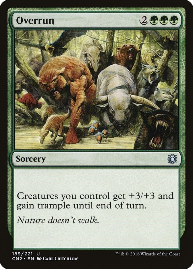 Image for Overrun (Conspiracy: Take the Crown) (189) - Magic: The Gathering