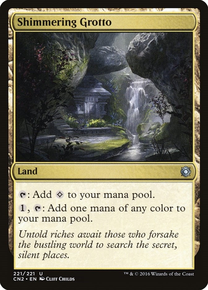 Image for Shimmering Grotto (Conspiracy: Take the Crown) (221) - Magic: The Gathering