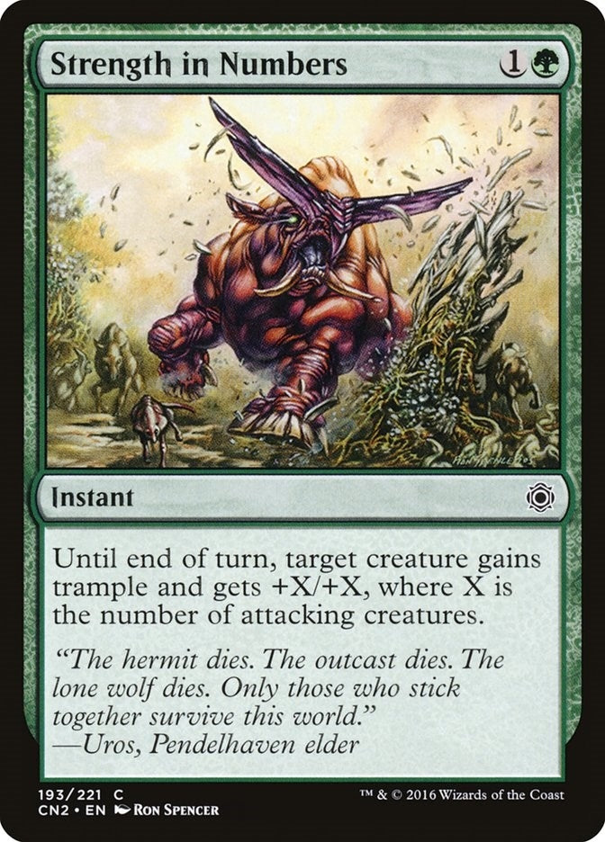 Image for Strength in Numbers (Conspiracy: Take the Crown) (193) - Magic: The Gathering