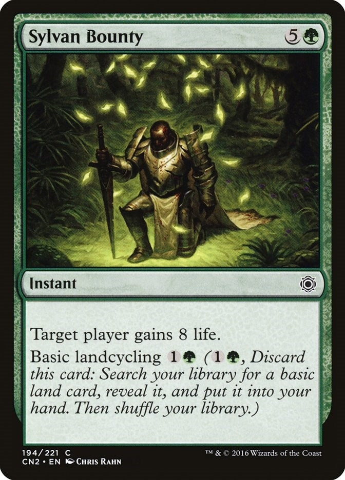 Image for Sylvan Bounty (Conspiracy: Take the Crown) (194) - Magic: The Gathering