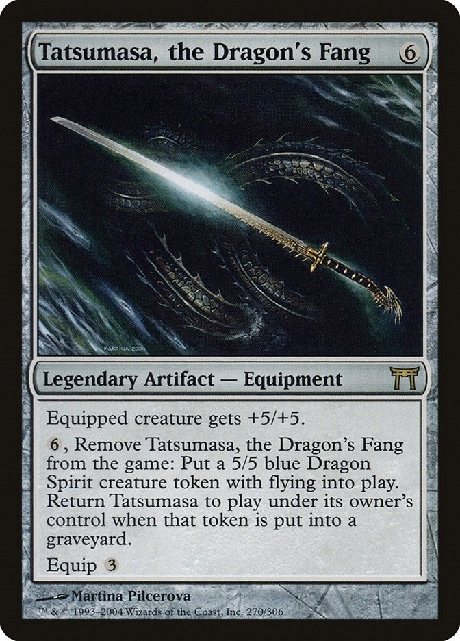 Image for Tatsumasa, the Dragon's Fang (Champions of Kamigawa) (270) - Magic: The Gathering