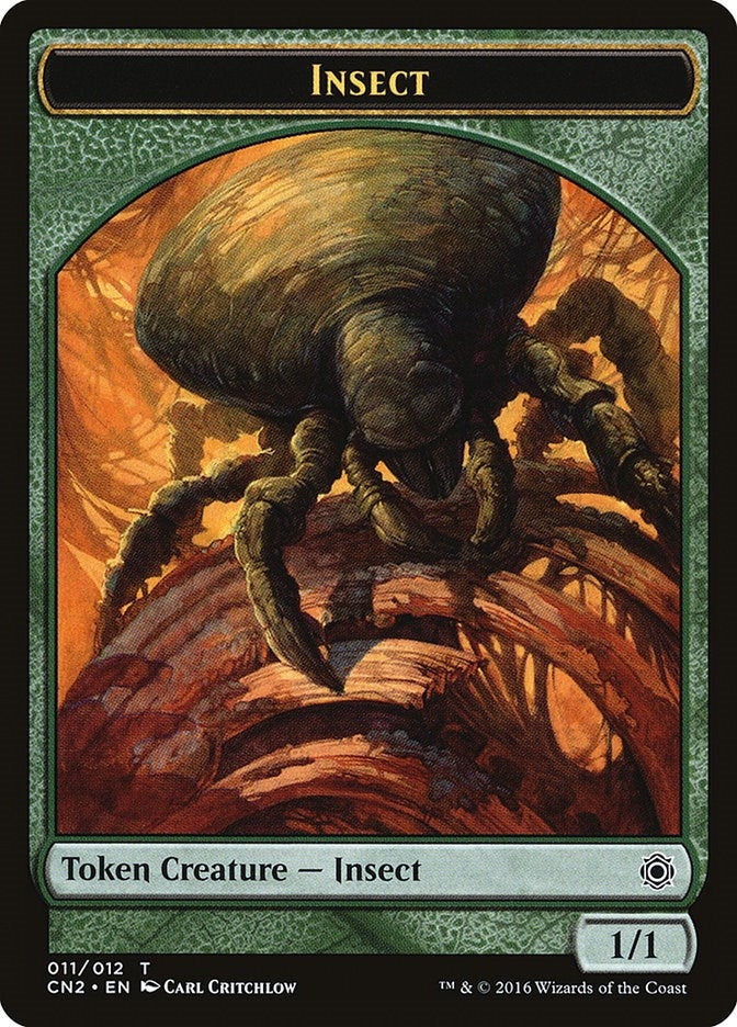 Image for Insect Token (Conspiracy: Take the Crown) (11) - Magic: The Gathering