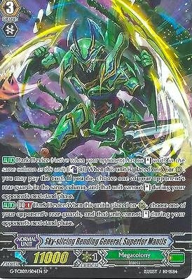 Image for Sky-slicing Rending General, Superior Mantis (SP) (G-TCB02: The GENIUS STRATEGY) (G-TCB02/S04EN) - Cardfight Vanguard