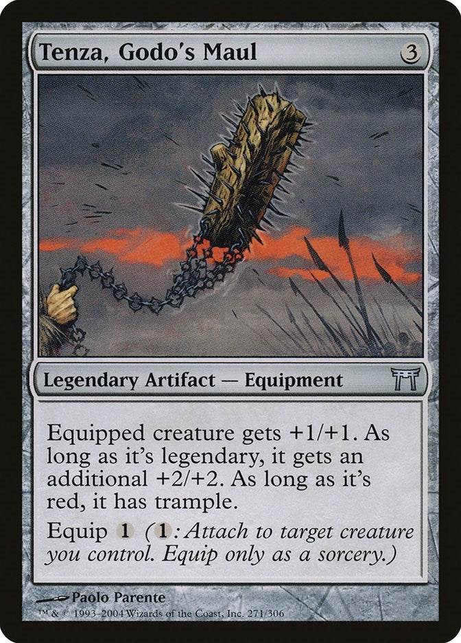 Image for Tenza, Godo's Maul (Champions of Kamigawa) (271) - Magic: The Gathering