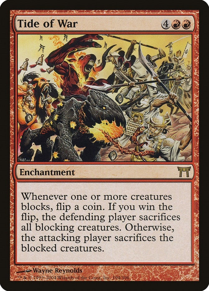Image for Tide of War (Champions of Kamigawa) (194) - Magic: The Gathering