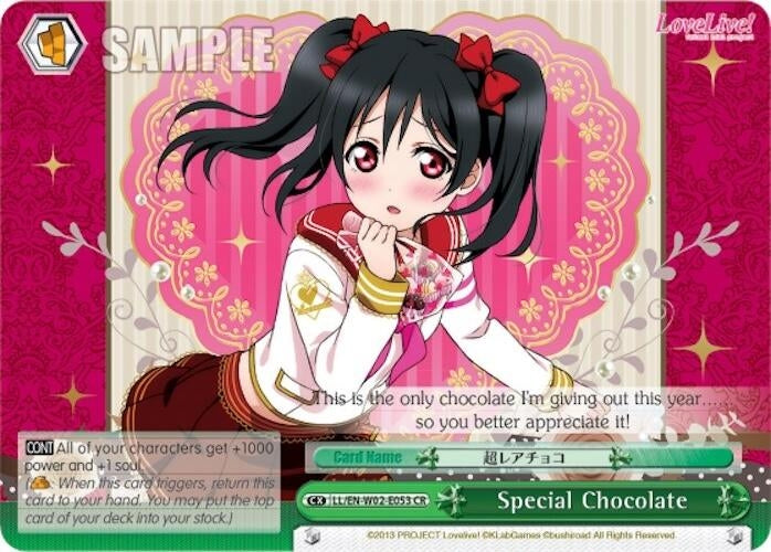 Image for Special Chocolate (Love Live! DX Vol.2) (LL/EN-W02-E053 CR) - Weiss Schwarz