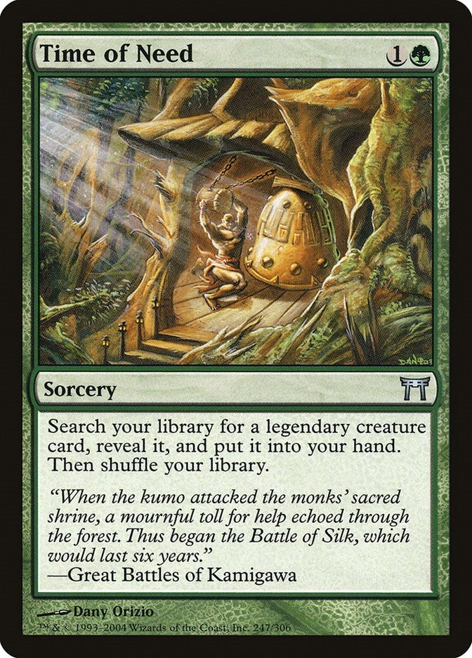 Image for Time of Need (Champions of Kamigawa) (247) - Magic: The Gathering