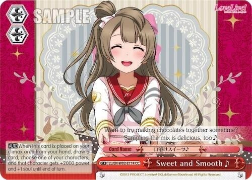 Image for Sweet and Smooth~ (Love Live! DX Vol.2) (LL/EN-W02-E114 CC) - Weiss Schwarz