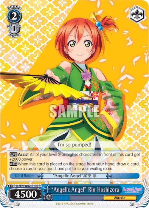 Image for "Angelic Angel" Rin Hoshizora (Love Live! DX Vol.2) (LL/EN-W02-E130 R) - Weiss Schwarz