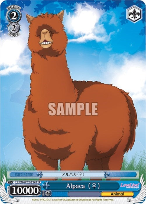 Image for Alpaca (F) (Love Live! DX Vol.2) (LL/EN-W02-E141 U) - Weiss Schwarz