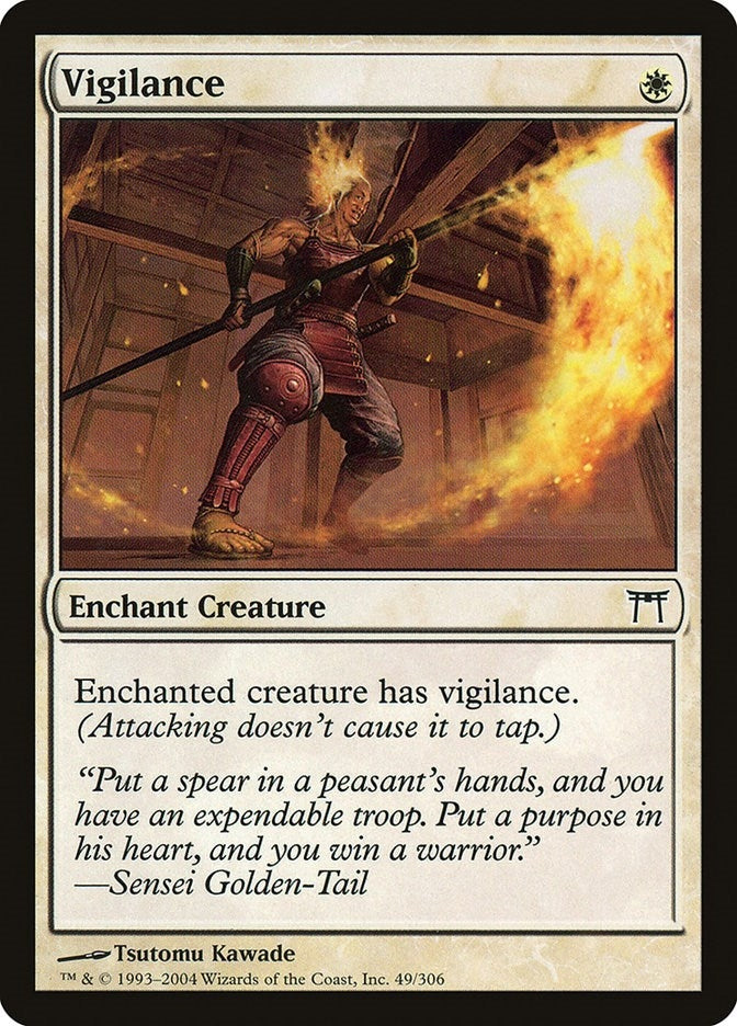 Image for Vigilance (Champions of Kamigawa) (49) - Magic: The Gathering