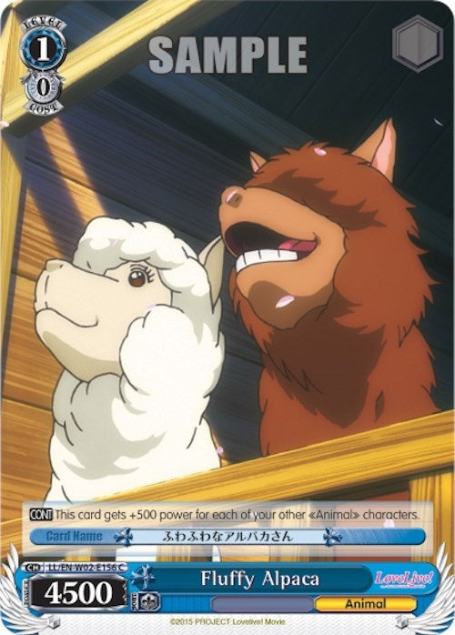 Image for Fluffy Alpaca (Love Live! DX Vol.2) (LL/EN-W02-E156 C) - Weiss Schwarz