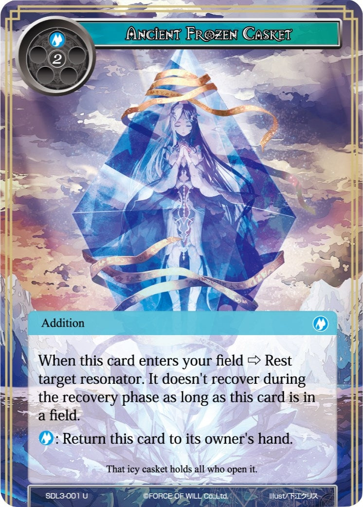 Image for Ancient Frozen Casket (L1 Starter Deck - Malefic Ice) (SDL3-001) - Force of Will