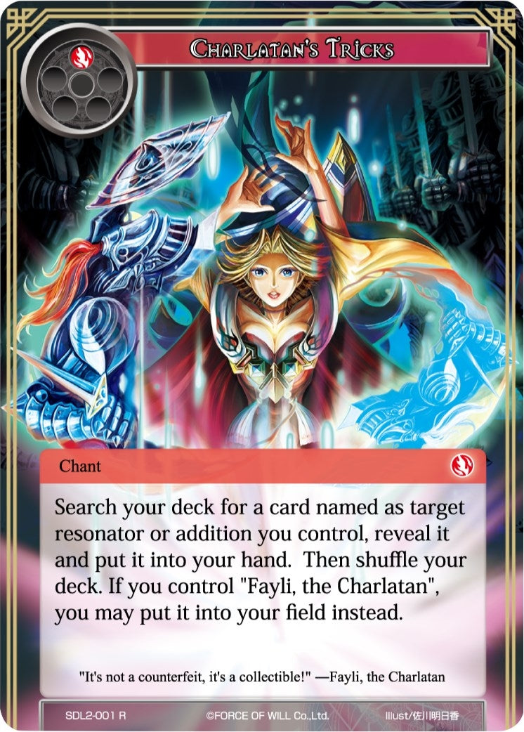 Image for Charlatan's Tricks (L1 Starter Deck - Rage of R'lyeh) (SDL2-001) - Force of Will