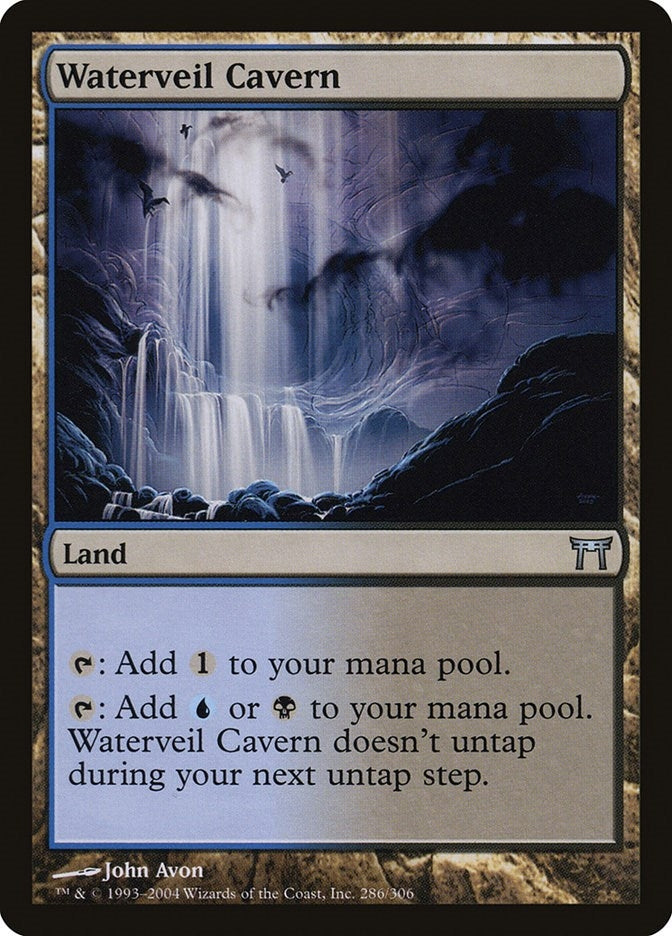 Image for Waterveil Cavern (Champions of Kamigawa) (286) - Magic: The Gathering