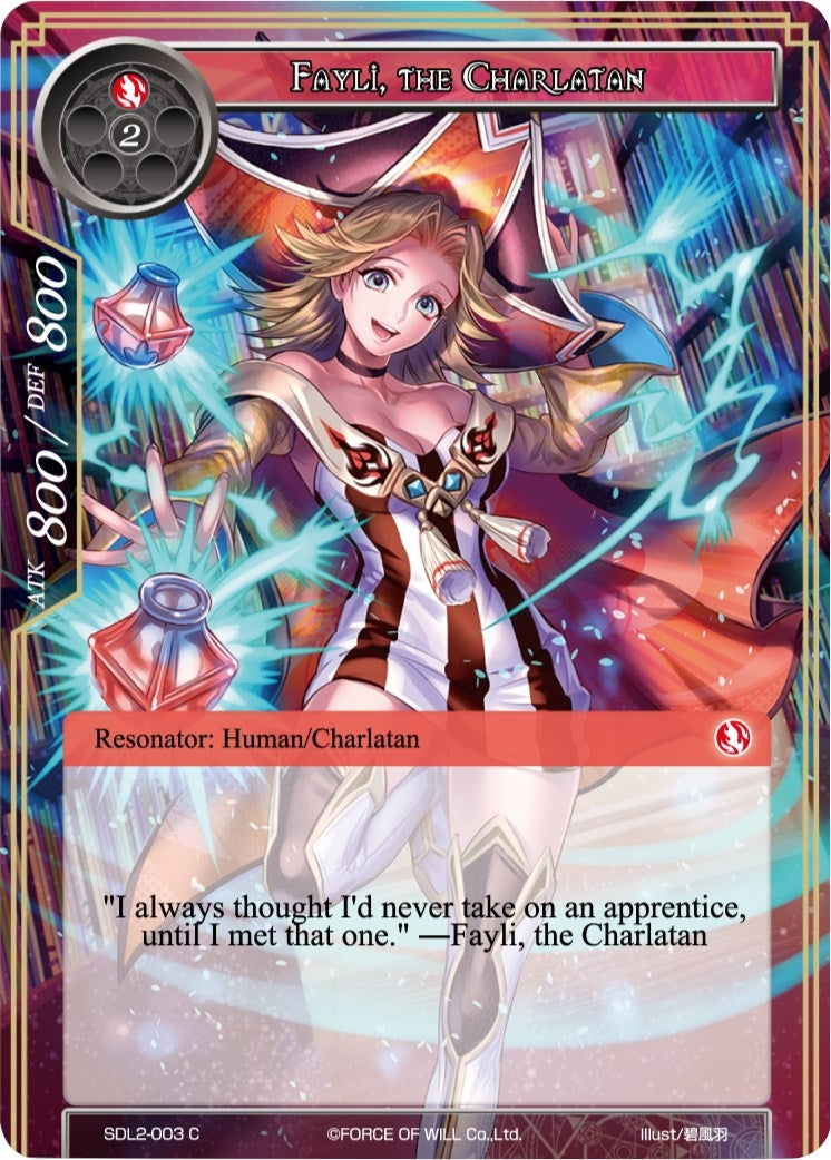 Image for Fayli, the Charlatan (L1 Starter Deck - Rage of R'lyeh) (SDL2-003) - Force of Will