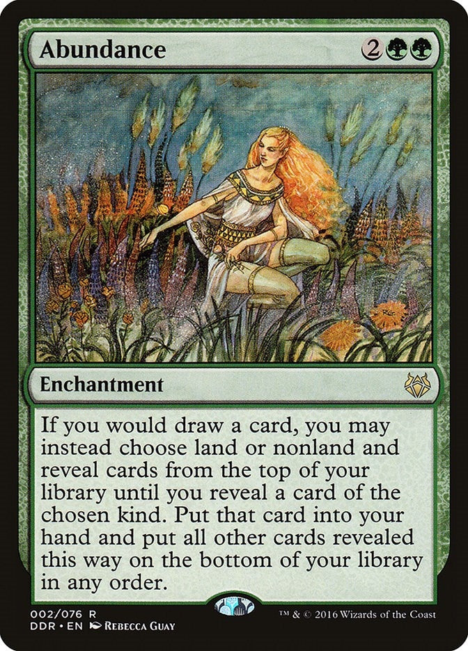 Image for Abundance (Duel Decks: Nissa vs. Ob Nixilis) (2) - Magic: The Gathering