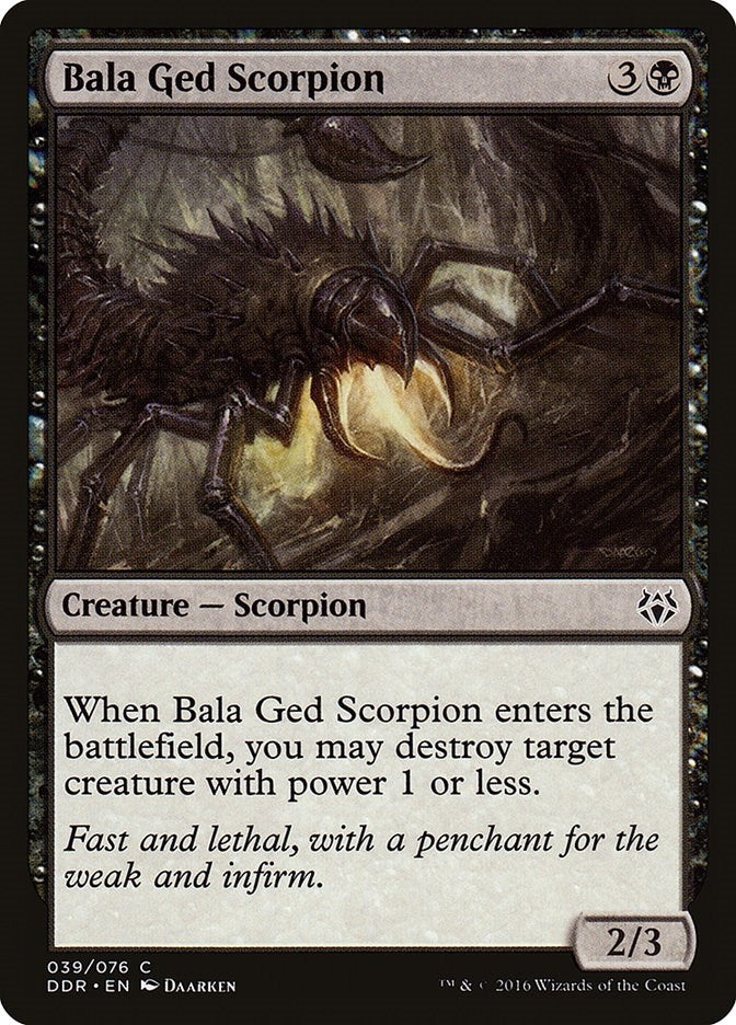 Image for Bala Ged Scorpion (Duel Decks: Nissa vs. Ob Nixilis) (39) - Magic: The Gathering
