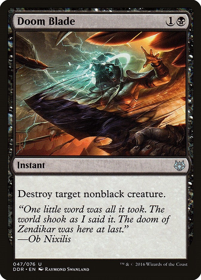 Image for Doom Blade (Duel Decks: Nissa vs. Ob Nixilis) (47) - Magic: The Gathering