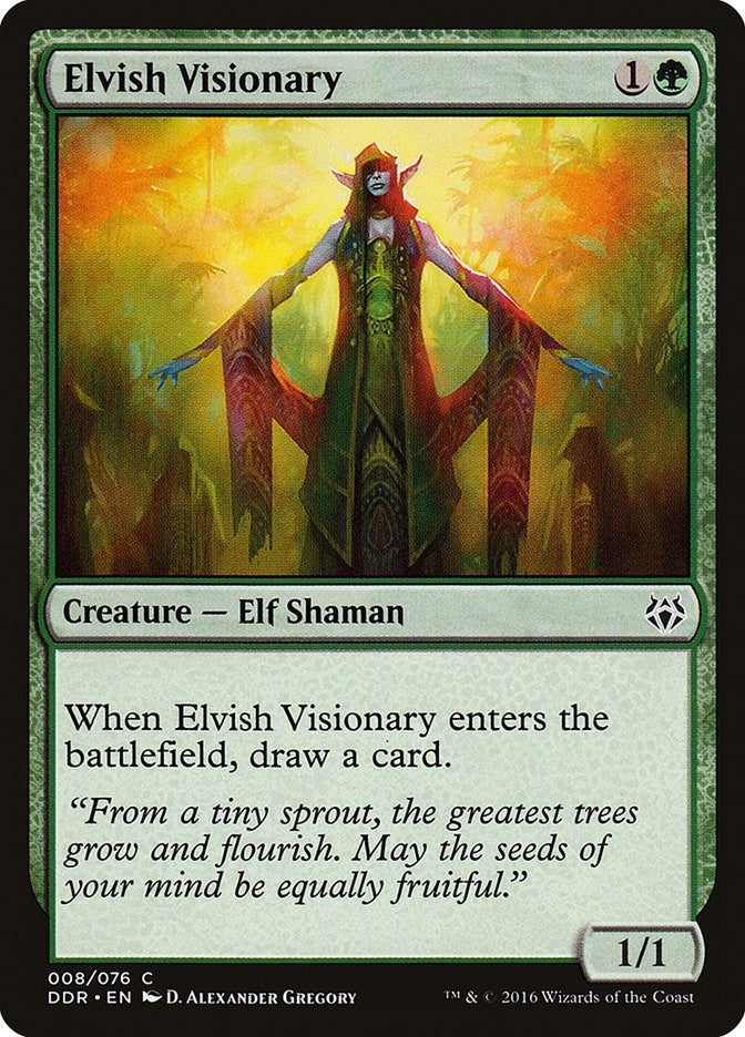 Image for Elvish Visionary (Duel Decks: Nissa vs. Ob Nixilis) (8) - Magic: The Gathering