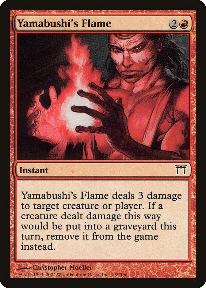 Image for Yamabushi's Flame (Champions of Kamigawa) (198) - Magic: The Gathering