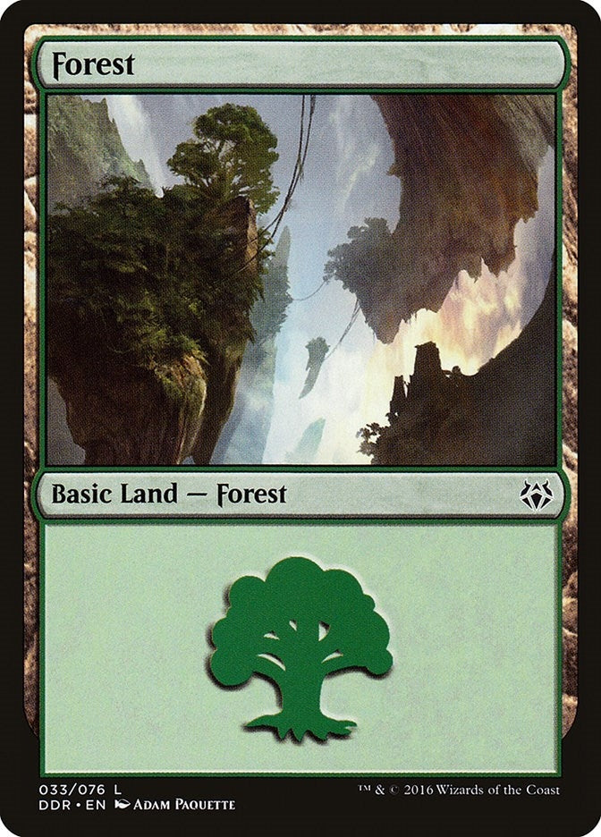 Image for Forest (033) (Duel Decks: Nissa vs. Ob Nixilis) (33) - Magic: The Gathering