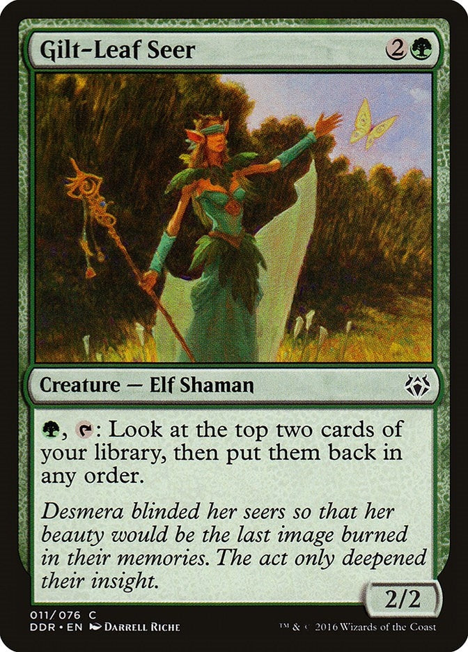 Image for Gilt-Leaf Seer (Duel Decks: Nissa vs. Ob Nixilis) (11) - Magic: The Gathering