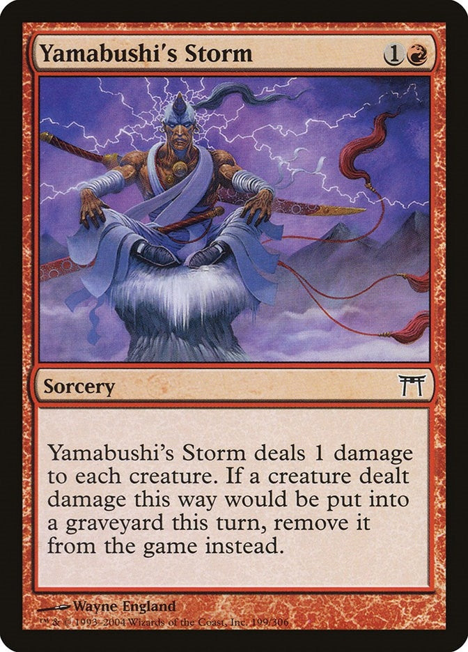 Image for Yamabushi's Storm (Champions of Kamigawa) (199) - Magic: The Gathering