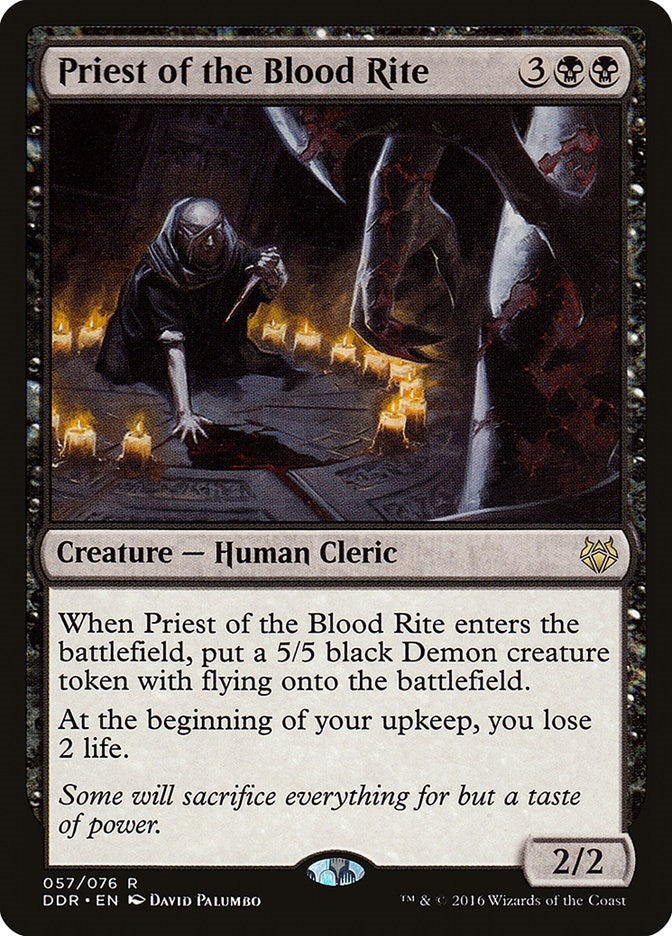 Image for Priest of the Blood Rite (Duel Decks: Nissa vs. Ob Nixilis) (57) - Magic: The Gathering