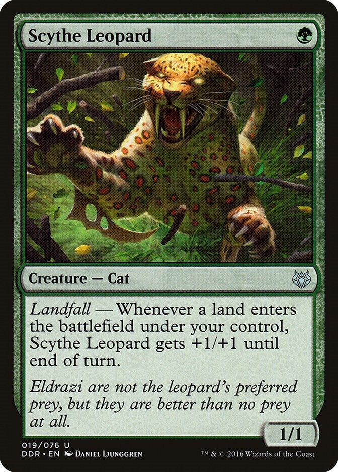 Image for Scythe Leopard (Duel Decks: Nissa vs. Ob Nixilis) (19) - Magic: The Gathering