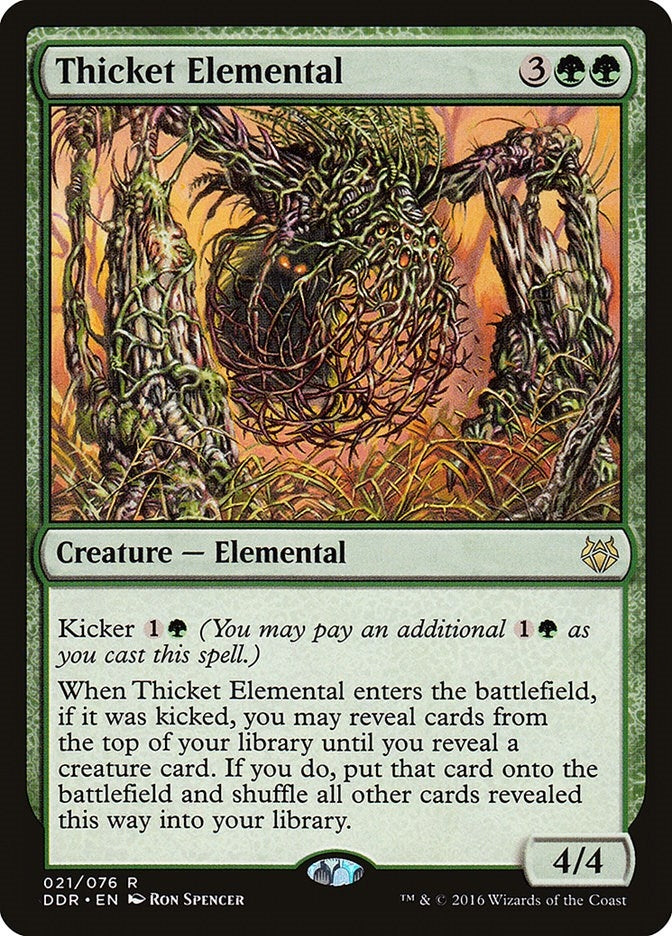 Image for Thicket Elemental (Duel Decks: Nissa vs. Ob Nixilis) (21) - Magic: The Gathering