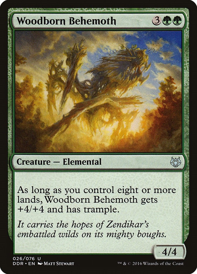 Image for Woodborn Behemoth (Duel Decks: Nissa vs. Ob Nixilis) (26) - Magic: The Gathering
