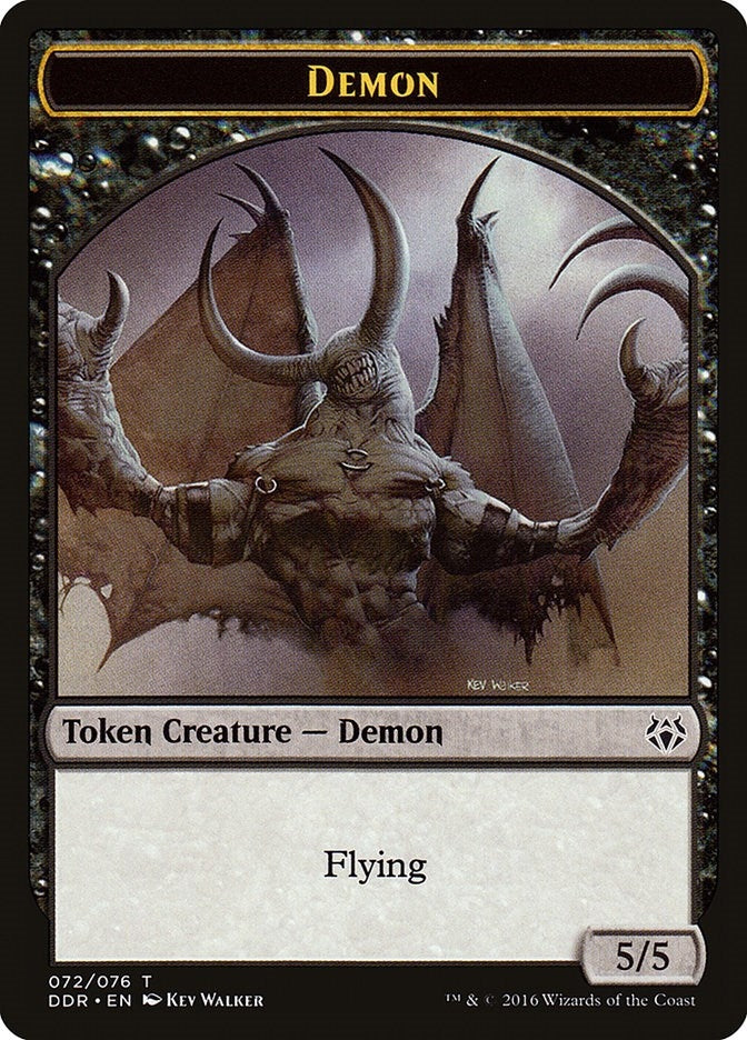 Image for Demon Token (Duel Decks: Nissa vs. Ob Nixilis) (72) - Magic: The Gathering