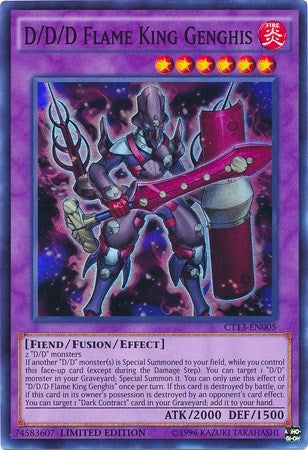 Image for D/D/D Flame King Genghis (2016 Mega-Tins) (CT13-EN005) - YuGiOh