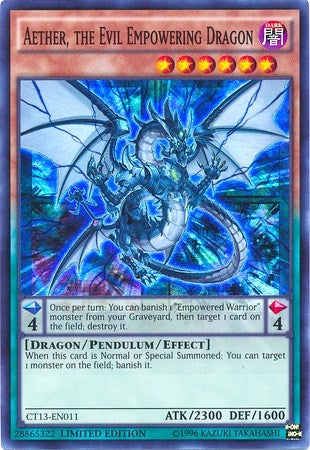 Image for Aether, the Evil Empowering Dragon (2016 Mega-Tins) (CT13-EN011) - YuGiOh